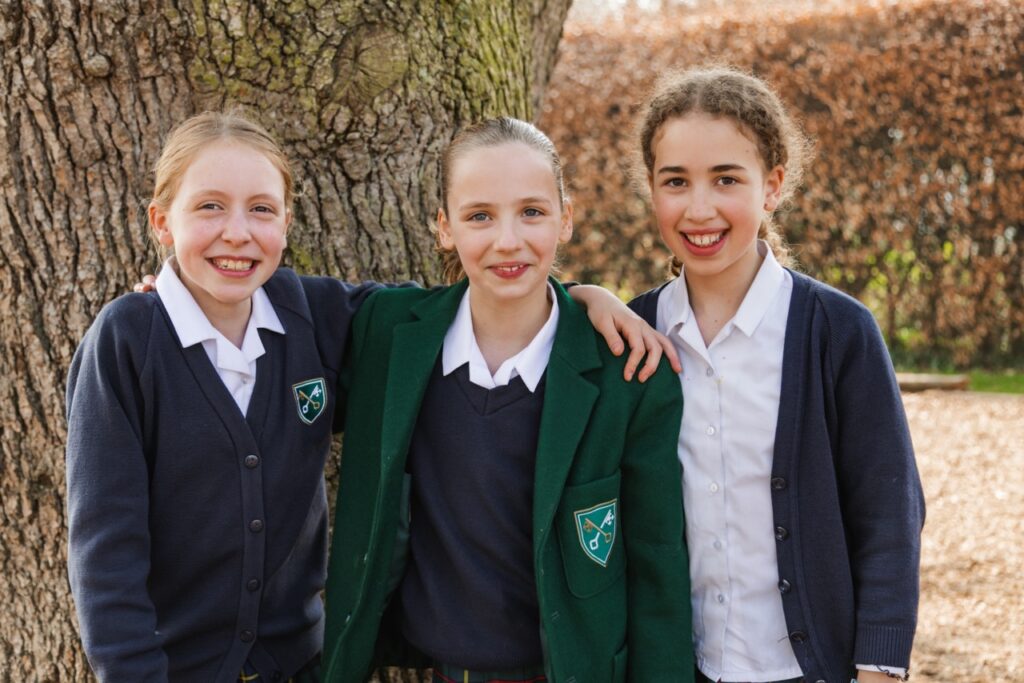 Pupils together at St Peter’s Prep