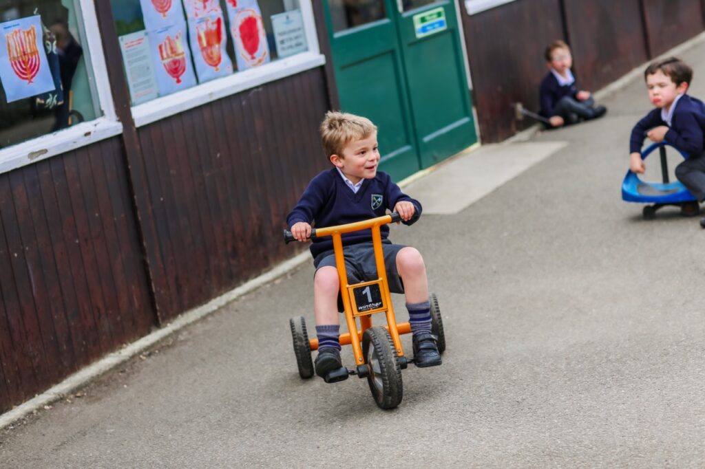 Children playing at St Peter’s Prep