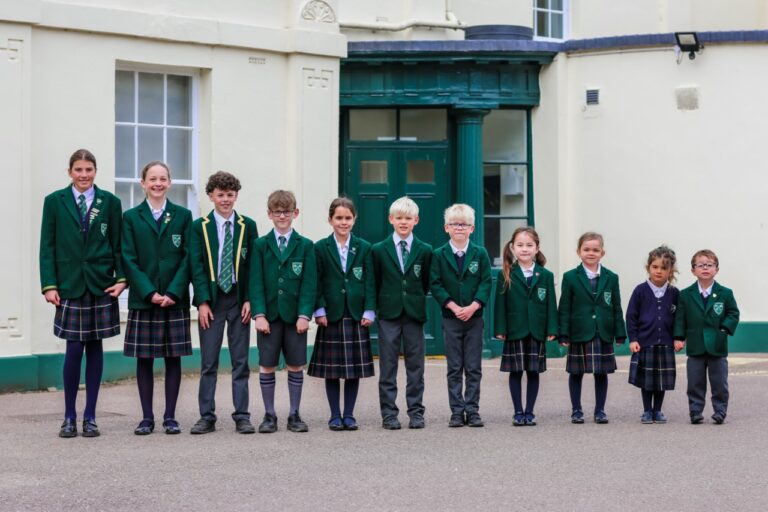 Pupils at St Peter’s Prep Private School standing together