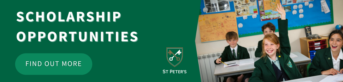 Scholarship opportunities at St Peter's Prep School