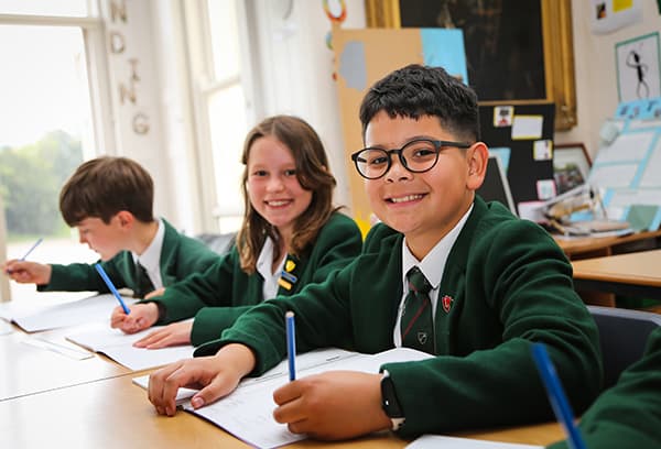 Students in Harefield house