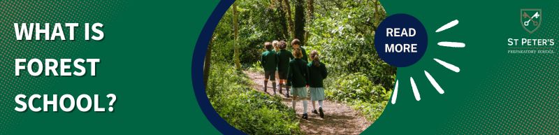What is Forest School? Read More at St Peter’s Prep