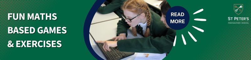 Fun Maths Based Games & Exercises: Read More at St Peter’s Prep