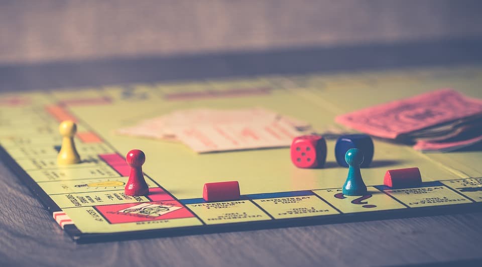 Monopoly board.