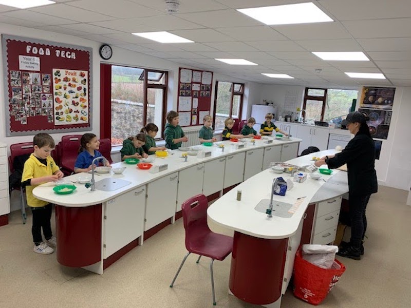 Year 2 cooking at St Peter's Prep