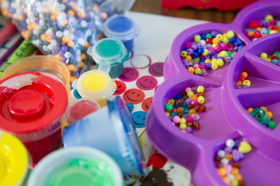 Selection of arts and crafts accessories