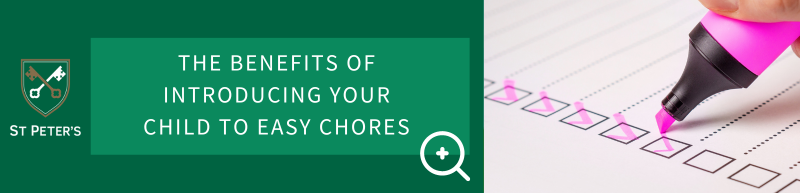 The benefits of introducing your child to easy chores