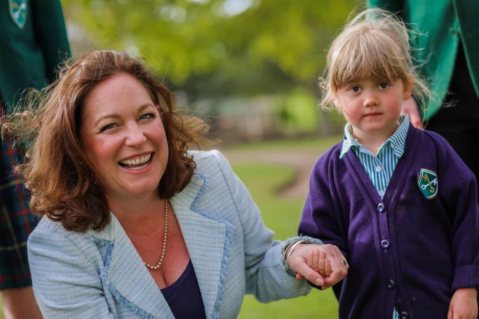 head teacher and child st peters prep