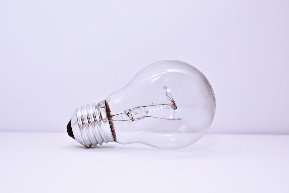 A lightbulb